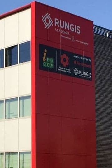 Bâtiment de la Rungis Académie présente sur le Marché de Rungis